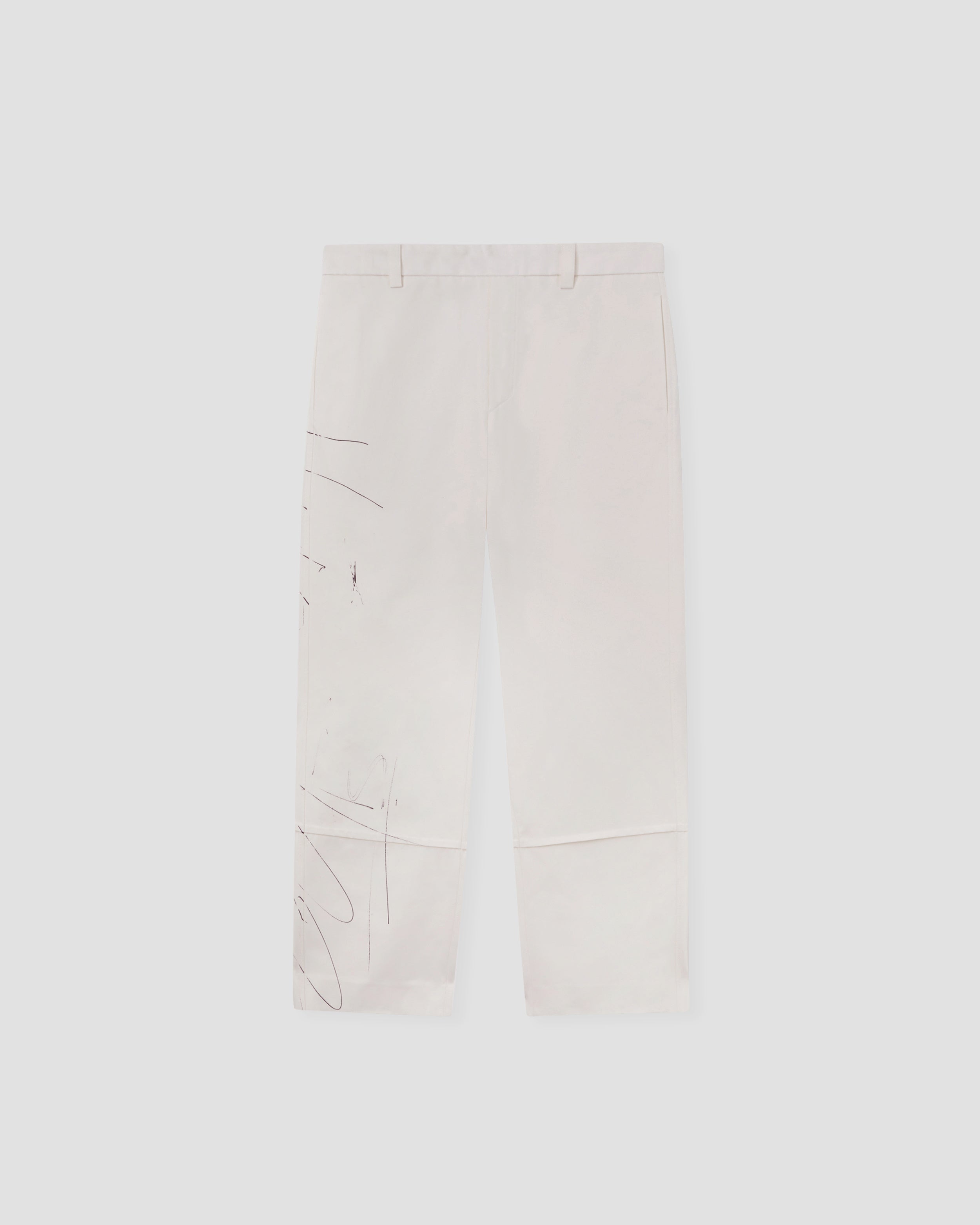 SCULPT TROUSERS, SCRIBBLE