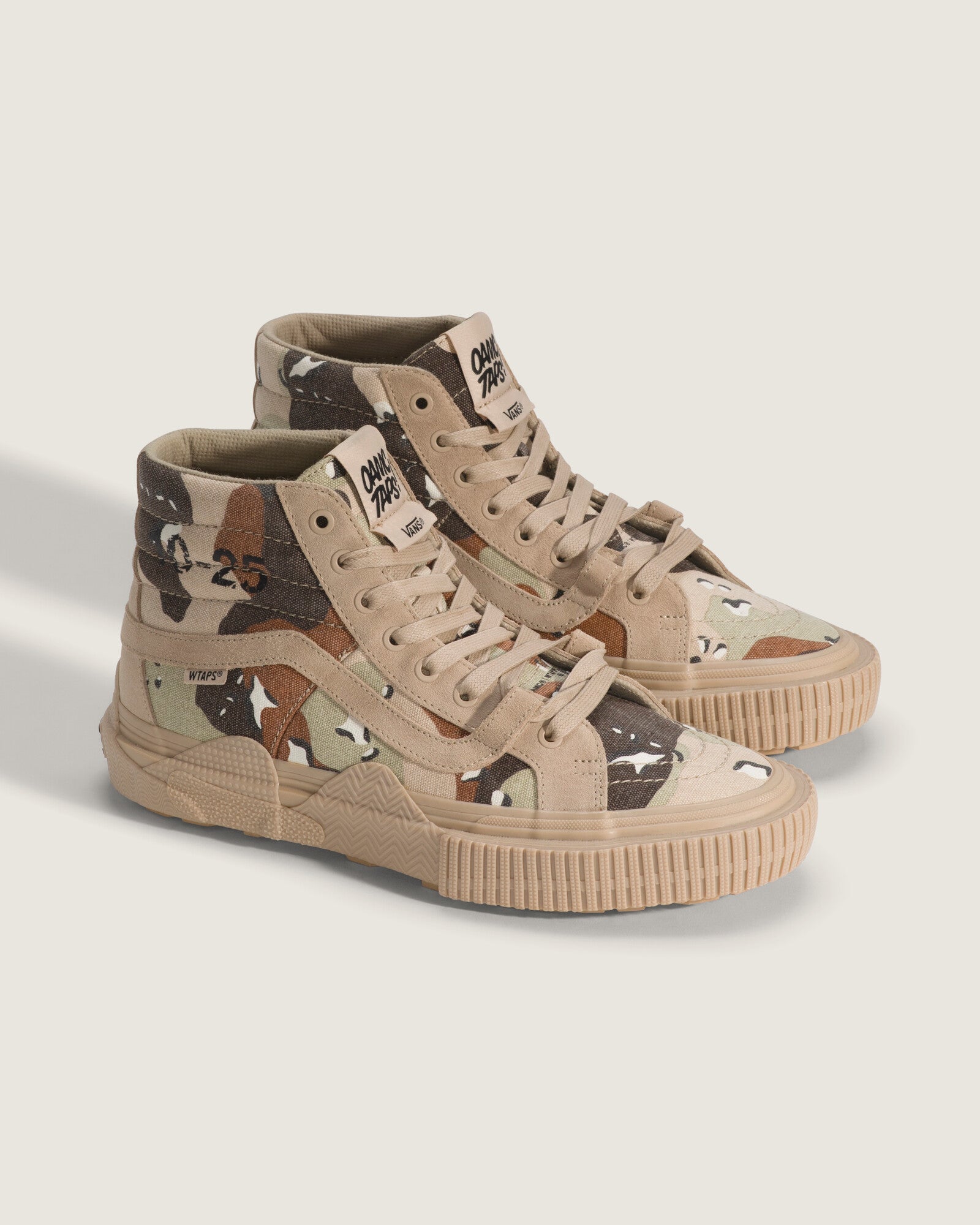 OAMC X Wtaps Vans Sk8-Hi in Desert Camo | OAMC